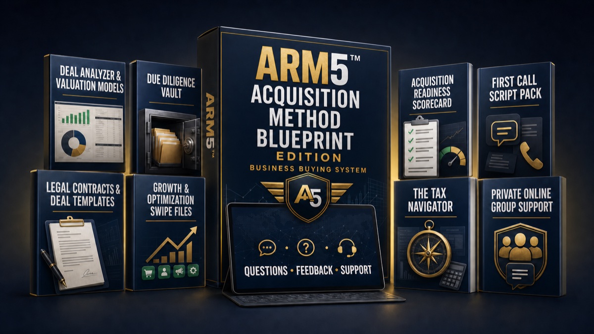 Acquisition Method Blueprint Edition training and tool library